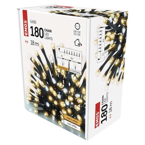 Catena Luminosa 180 LED: 144 caldi... Catena Luminosa 180 LED: 144 caldi...