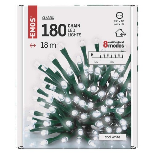 CATENA LUMINOSA 180 LED LUCE FREDDA... CATENA LUMINOSA 180 LED LUCE FREDDA...