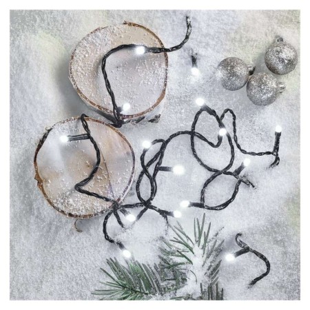 CATENA LUMINOSA 240 LED LUCE FREDDA 24MT 8 GIOCHI DI LUCE INTERNO ESTERNO D4AC10