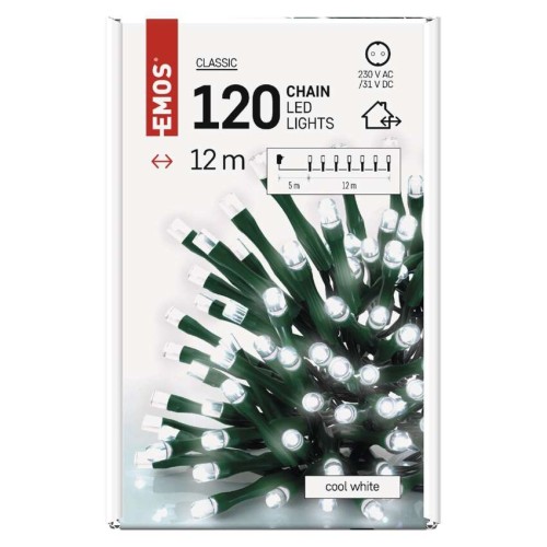 CATENA LUMINOSA 120 LED FISSI LUCE... CATENA LUMINOSA 120 LED FISSI LUCE...