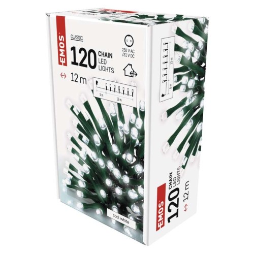 CATENA LUMINOSA 120 LED FISSI LUCE... CATENA LUMINOSA 120 LED FISSI LUCE...