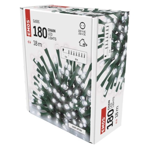 CATENA LUMINOSA 180 LED FISSI LUCE... CATENA LUMINOSA 180 LED FISSI LUCE...