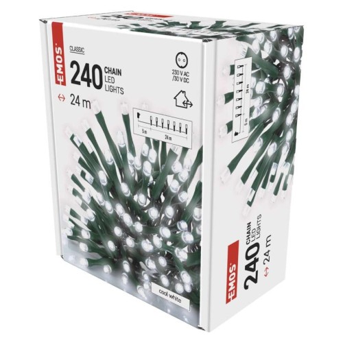 CATENA LUMINOSA 240 LED FISSI LUCE... CATENA LUMINOSA 240 LED FISSI LUCE...