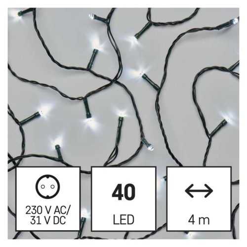 CATENA LUMINOSA 40 LED FISSI LUCE... CATENA LUMINOSA 40 LED FISSI LUCE...