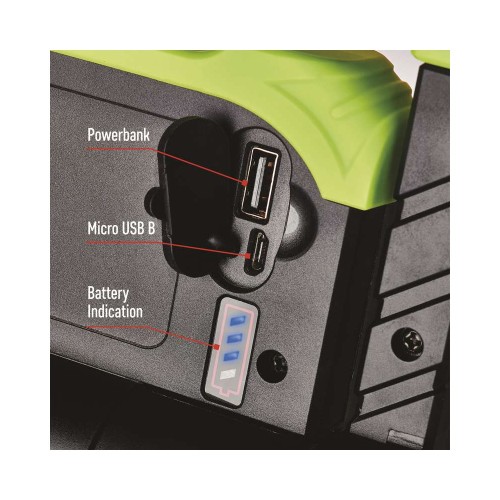 LAMPADA DA LAVORO RICARICABILE 2 COB...