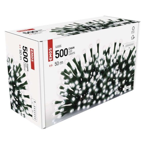 CATENA LUMINOSA 500 LED FISSI LUCE... CATENA LUMINOSA 500 LED FISSI LUCE...