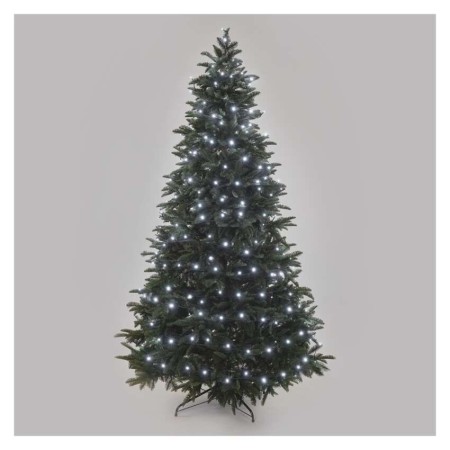 CATENA LUMINOSA 500 LED FISSI LUCE FREDDA 50MT C/TIMER INTERNO ESTERNO D4AC06
