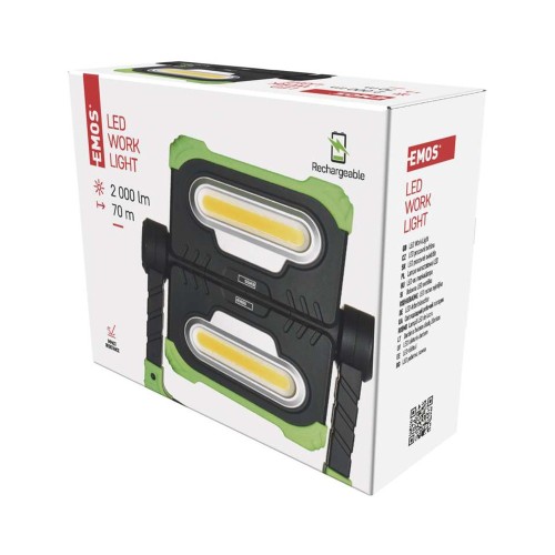 LAMPADA DA LAVORO RICARICABILE 2 COB...