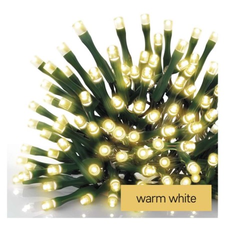 Catena Luminosa LED 180 luci Fisse Calde, 18m, Timer, Esterno | Emos D4AW04