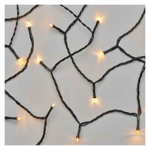 CATENA LUMINOSA 180 LED FISSI VINTAGE 18MT C/TIMER INTERNO ESTERNO D4AV04