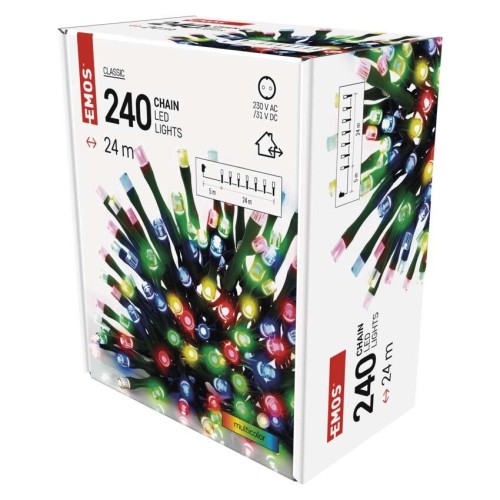 CATENA LUMINOSA 240 LED MULTICOLOR... CATENA LUMINOSA 240 LED MULTICOLOR...