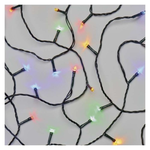 CATENA LUMINOSA 40 LED MULTICOLOR 4MT C/TIMER IP44 INTERNO ESTERNO D4AM01