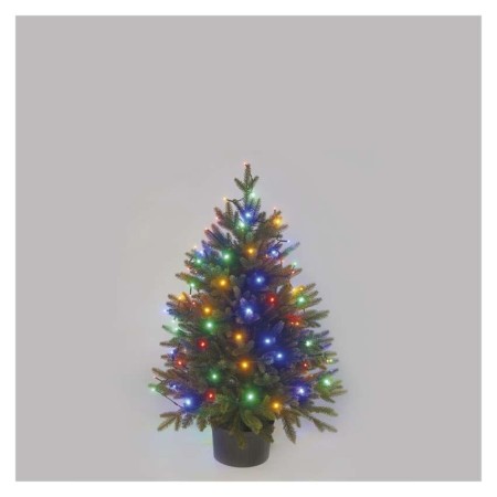 CATENA LUMINOSA 40 LED MULTICOLOR 4MT C/TIMER IP44 INTERNO ESTERNO D4AM01