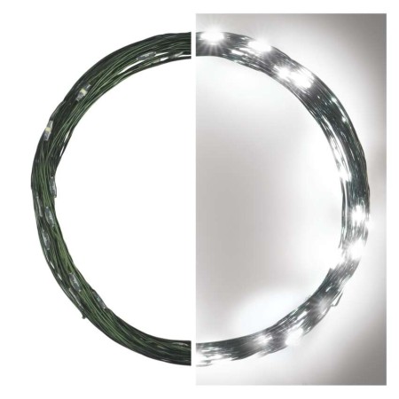 Catena NANO LED: 40 LED Freddi , Timer, Cavo Verde 5mt  | EMOS D3AC03