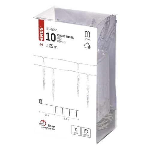 Catena Natalizia LED 20 Ghiaccioli a... Catena Natalizia LED 20 Ghiaccioli a...