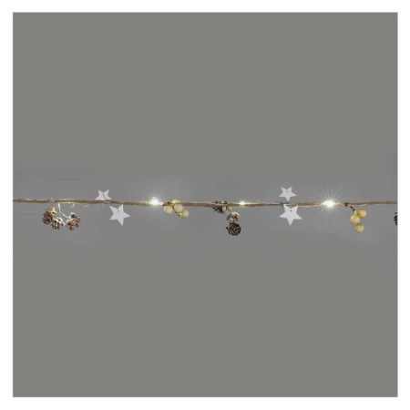 Catena Natalizia LED Stelle e Pigne a Batterie 1.7mt | Emos DCGW04