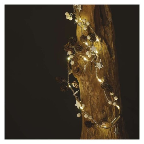 Catena Natalizia LED Stelle e Pigne a... Catena Natalizia LED Stelle e Pigne a...