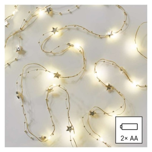 Catena Natalizia LED 20 Stelle Oro a... Catena Natalizia LED 20 Stelle Oro a...