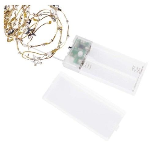 Catena Natalizia LED 20 Stelle Oro a... Catena Natalizia LED 20 Stelle Oro a...