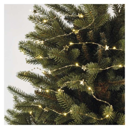 Catena Natalizia LED 20 Stelle Oro a Batterie 1.9mt | Emos DCGW09