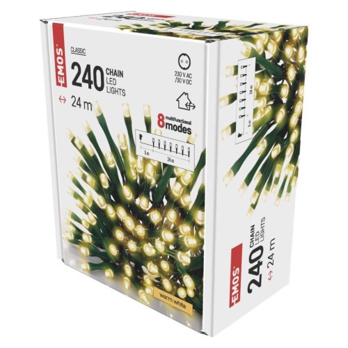 Catena Luminosa LED 240 luci Calde,... Catena Luminosa LED 240 luci Calde,...