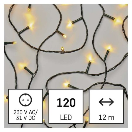 Catena Luminosa LED 120 luci Calde, 12m, 8 Effetti, Esterno | Emos D4AW09