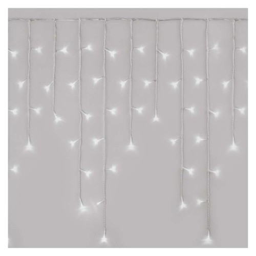 Tenda LED 300 Luci Fredde, 5mt, Telecomando 8 Giochi di Luce, Timer, Interno Esterno | Emos D4CC02