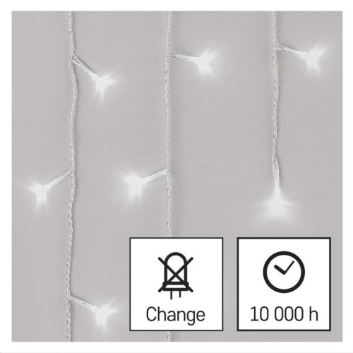 Tenda LED 300 Luci Fredde, 5mt,...
