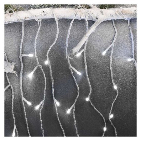 Tenda LED 300 Luci Fredde, 5mt, Telecomando 8 Giochi di Luce, Timer, Interno Esterno | Emos D4CC02