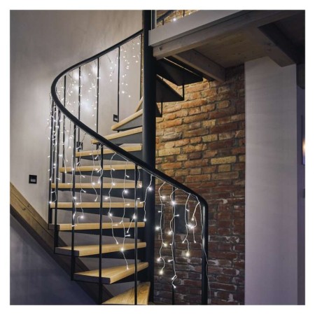 Tenda LED 300 Luci Fredde, 5mt, Telecomando 8 Giochi di Luce, Timer, Interno Esterno | Emos D4CC02