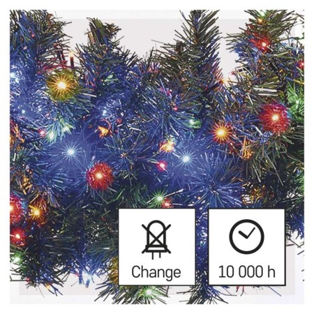 Catena LED Cluster 400 Luci Multicolore, 8 mt, Timer, Esterno | EMOS D4BM02