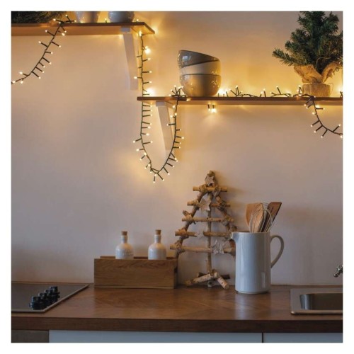 Catena LED Cluster 400 Luci Vintage,... Catena LED Cluster 400 Luci Vintage,...