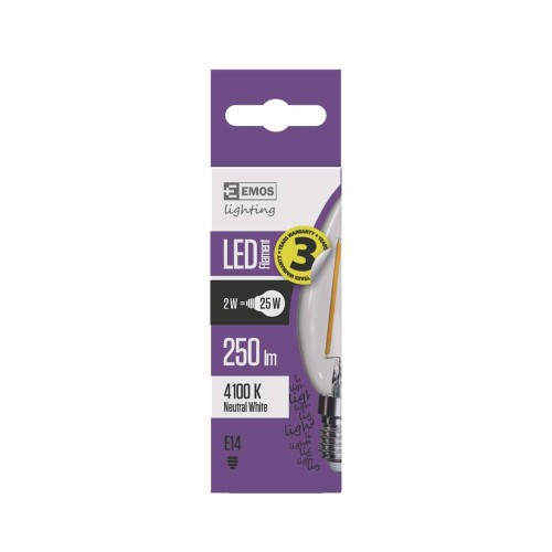 Lampadina LED filamento E14 2W (25W)...