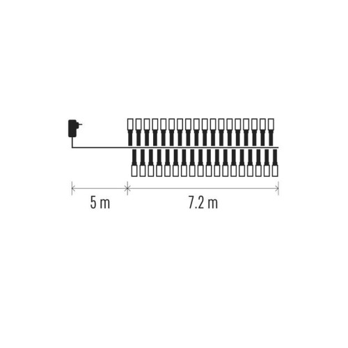 Catena LED Cluster 960 Luci Calde, 8... Catena LED Cluster 960 Luci Calde, 8...