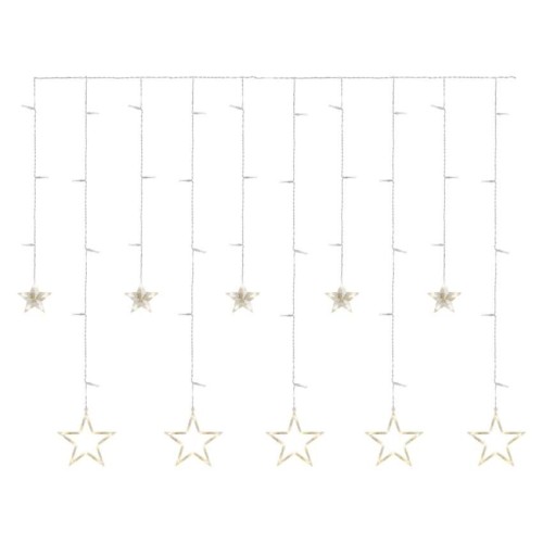 Tenda LED 115 Luci Fredda, Fiocchi di... Tenda LED 115 Luci Fredda, Fiocchi di...