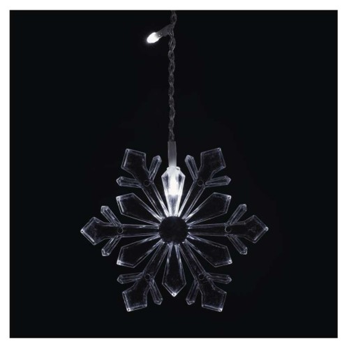 Tenda LED 115 Luci Fredda, Fiocchi di... Tenda LED 115 Luci Fredda, Fiocchi di...