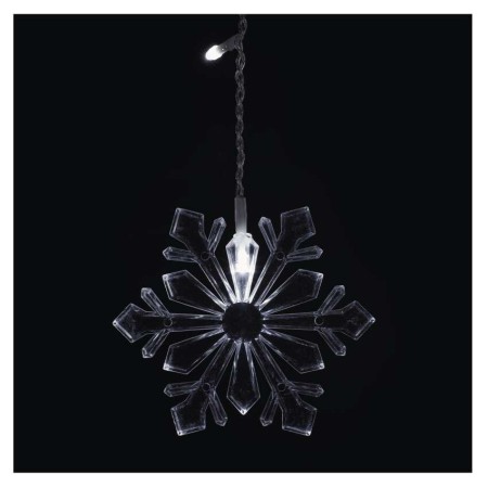Tenda LED 115 Luci Fredda, Fiocchi di neve, 135x50cm Interno | Emos DCGW13