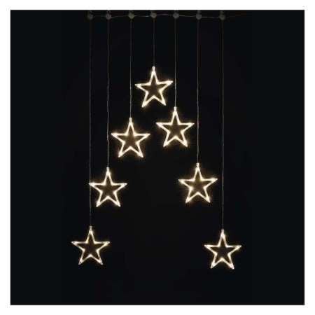 Tenda Natalizia 70 LED: 7 Stelle Luce Calda 67x125cm | Emos DCGW01