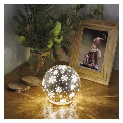 Sfera Natalizia Proiettore Fiocchi di... Sfera Natalizia Proiettore Fiocchi di...