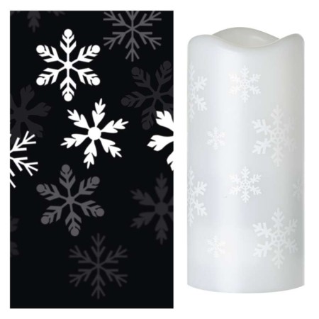 Proiettore Candela  di Fiocchi di Neve - Magia Natalizia | Emos DCPC05
