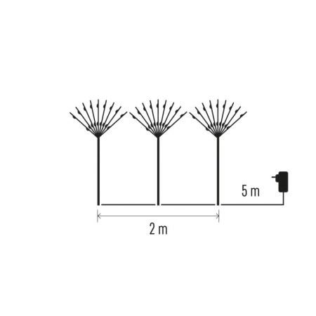 Ramoscelli LED: Magia Natalizia con Luce fredda e Timer | Emos DCZC03