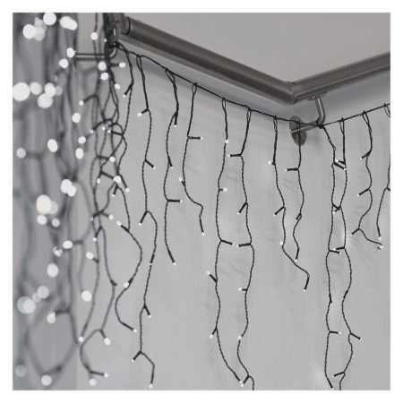 Tenda LED 200 Luci Fredde, 3.6x0.7mt, 8 Giochi di Luce, Interno Esterno | Emos D4CC01