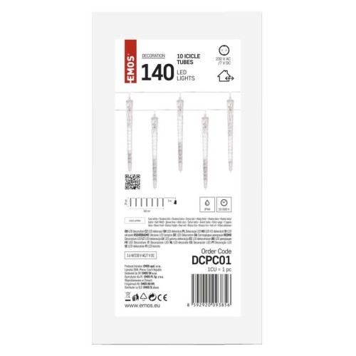 Tenda Ghiaccioli LED: 140 Luci 3.6... Tenda Ghiaccioli LED: 140 Luci 3.6...