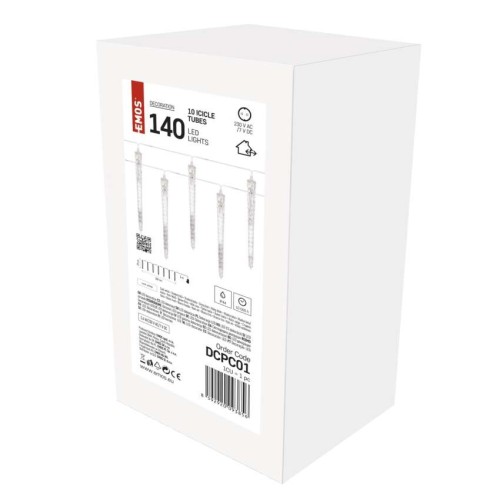 Tenda Ghiaccioli LED: 140 Luci 3.6... Tenda Ghiaccioli LED: 140 Luci 3.6...