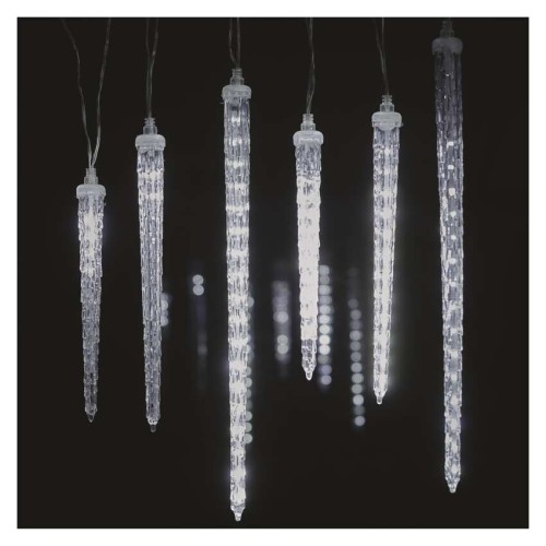 Tenda 6 Ghiaccioli LED 3 misure: 160 Luci 3.6 mt, Interno Esterno | Emos DCPC06