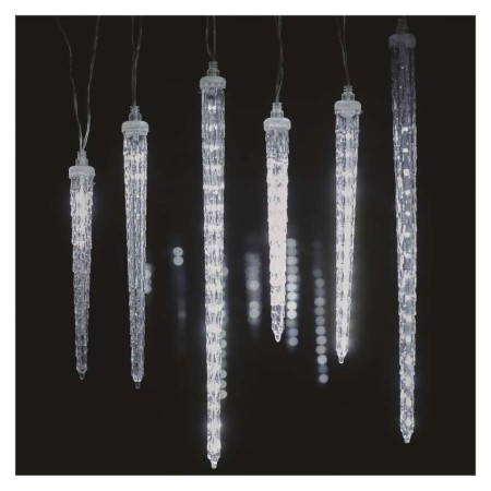 Tenda 6 Ghiaccioli LED 3 misure: 160 Luci 3.6 mt, Interno Esterno | Emos DCPC06