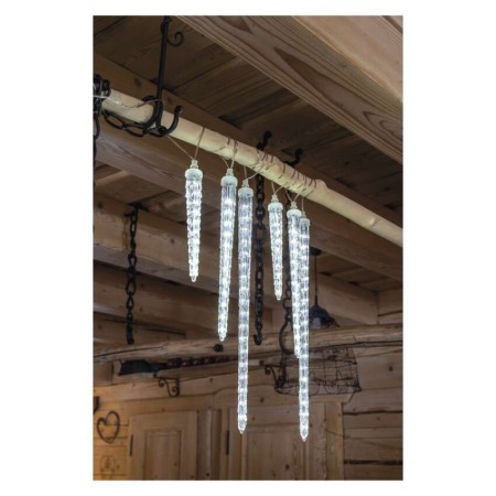 Tenda 6 Ghiaccioli LED 3 misure: 160 Luci 3.6 mt, Interno Esterno | Emos DCPC06