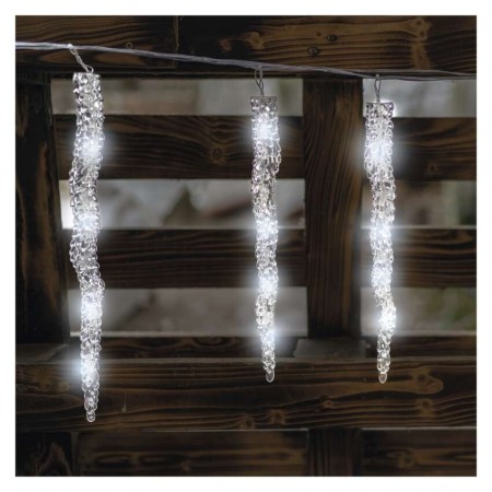 Tenda 12 Ghiaccioli LED 2 misure: 60 Luci 3.6 mt, Interno Esterno | Emos DCPC07