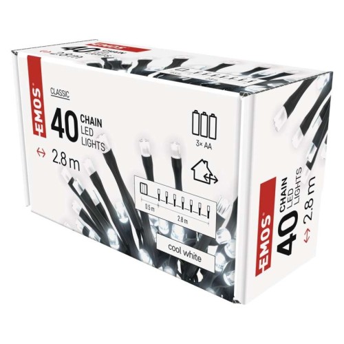 CATENA LUMINOSA 40 LED LUCE FREDDA... CATENA LUMINOSA 40 LED LUCE FREDDA...