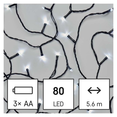 CATENA LUMINOSA 80 LED LUCE FREDDA... CATENA LUMINOSA 80 LED LUCE FREDDA...